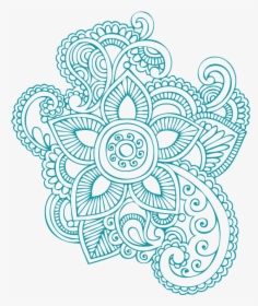 Clip Art Mehndi Tattoo Drawing Design - Transparent Background Henna Png, Png Download, Transparent PNG