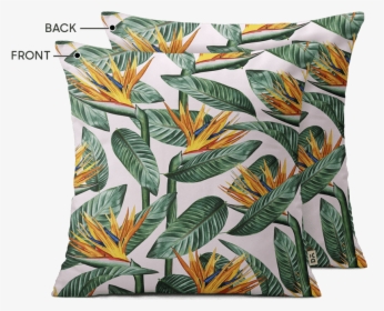 Dailyobjects Bird Of Paradise Leaves - Throw Pillow, HD Png Download, Transparent PNG