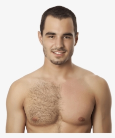 Male Chest Hair Removal - Hair Removal On Man, HD Png Download, Transparent PNG