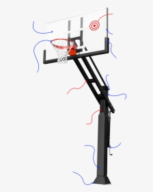 Anatomy Of A Basketball Hoop, HD Png Download, Transparent PNG
