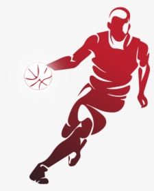 Basketball Silhouette Royalty-free Clip Art - Silhouette Basketball Png, Transparent Png, Transparent PNG