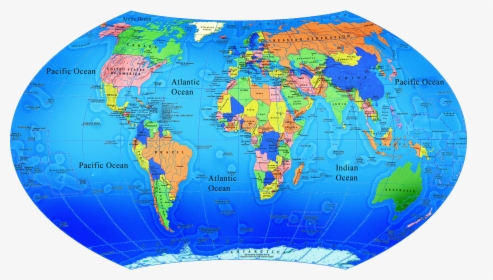 World Map Of Partner1 - Globe Of The World Map, HD Png Download, Transparent PNG