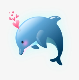 Dolphin Valentines Day Clip Art - Clip Art, HD Png Download, Transparent PNG