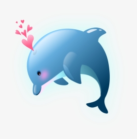 Dolphin Valentines Day Clip Art - Clip Art, HD Png Download, Transparent PNG