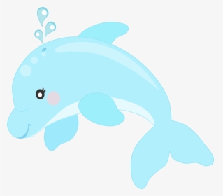 Dolphin Png Image - Delfin Bebe Animado Png, Transparent Png, Transparent PNG