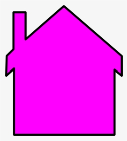 Pink House Logo-gook - Pink House Outline Clipart, HD Png Download, Transparent PNG