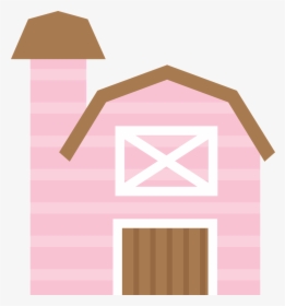 Clipart Houses Pink - Pink Barn Clip Art, HD Png Download, Transparent PNG