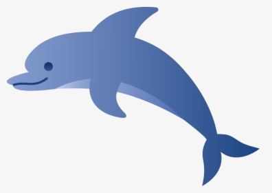 Transparent Dolphins Clipart - Dolphin Cartoon Clipart, HD Png Download, Transparent PNG