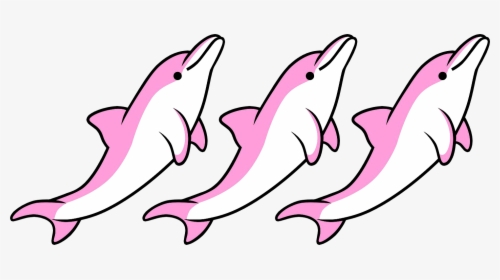 Transparent Pink Dolphin Png - Pink Dolphin Png Dolphin Clip Art, Png Download, Transparent PNG