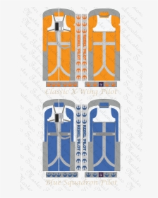 Image Of X-wing Pilot Inspired Garment Bags - Pattern, HD Png Download, Transparent PNG