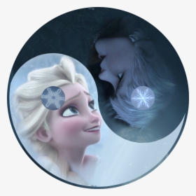 Elsa, Frozen And Jack Frost - Yin Yang Frozen Anna, HD Png Download, Transparent PNG