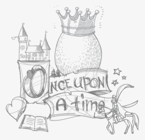 Fairy Clipart Sad - Fairy Tale Clipart Black And White, HD Png Download, Transparent PNG