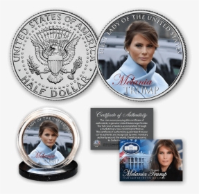 Free Melania Trump Coin - Coin, HD Png Download, Transparent PNG