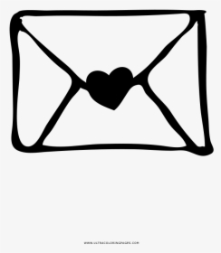 Love Letter Coloring Page, HD Png Download, Transparent PNG