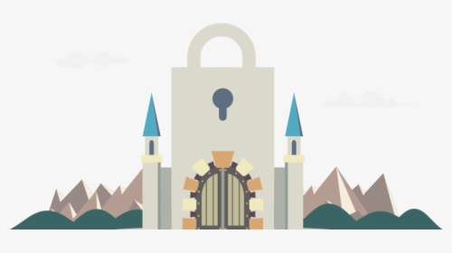 Secure-fort - Illustration, HD Png Download, Transparent PNG