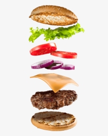 Transparent Hamburgers Png - Leaf Vegetable, Png Download, Transparent PNG