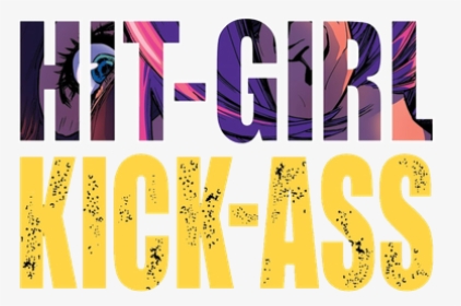 Hit Girl & Kick Ass - Graphic Design, HD Png Download, Transparent PNG