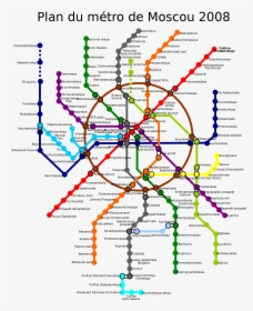 Moscow Metro Map - Plan Metro, HD Png Download, Transparent PNG