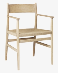 Arv Armchair Whiteoiledoak Solidback - Arv Chair, HD Png Download, Transparent PNG