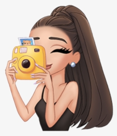 Arimoji Yellow Aestheticyellow Picture - Ariana Grande Emojis Png, Transparent Png, Transparent PNG