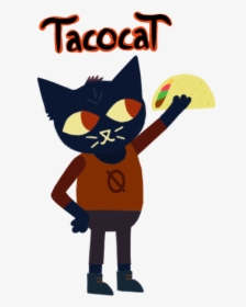 Cats And Tacos Tumblr - Night In The Woods Mae Tacos, HD Png Download, Transparent PNG