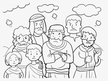 Bible Moses Old Free Photo - Israelites Coloring Page, HD Png Download, Transparent PNG