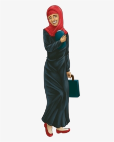 02-shy Muslim Woman, HD Png Download, Transparent PNG