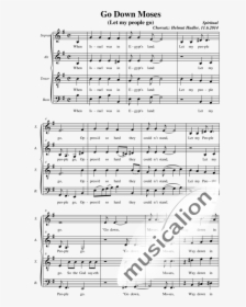 Go Down Moses - Telemann Sinfonia Violin 2, HD Png Download, Transparent PNG