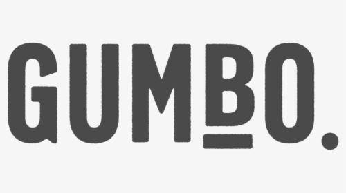 Gumbo-slate - Black-and-white, HD Png Download, Transparent PNG