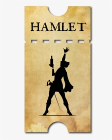 Inebriated Shakespeare Hamlet Ticket - Theatre, HD Png Download, Transparent PNG