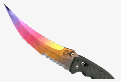 Knife Cs Go Png , Png Download - Csgo Flip Knife Fade, Transparent Png, Transparent PNG