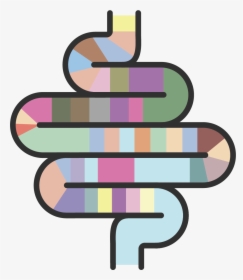 Gut Standard Intestines With Dna, HD Png Download, Transparent PNG