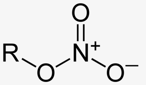 Nitrate Group 2d - Carbon Bonded To 3 Oxygen, HD Png Download, Transparent PNG