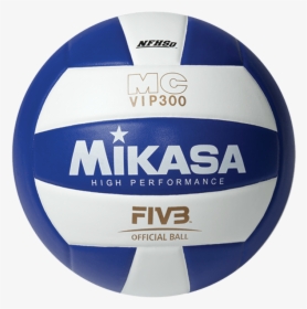 Mikasa High Performance Composite Ball Blue White - Mikasa Vip300 Volleyball, HD Png Download, Transparent PNG