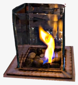 #lantern #firepit #fire #rocks #remixit #freetoedit - Flame, HD Png Download, Transparent PNG