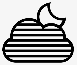 Fog Night Symbol Of Striped Cloud Hiding The Moon - Death Star Clipart, HD Png Download, Transparent PNG