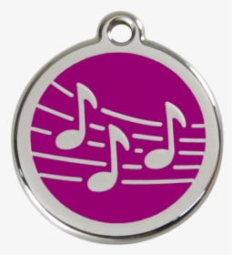 Dog Id Tag Music Notes, HD Png Download, Transparent PNG