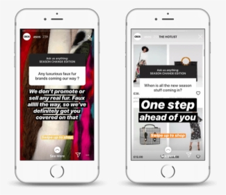 How Asos Are Using Instagram Stories - Transparent Instagram Stories Iphone, HD Png Download, Transparent PNG