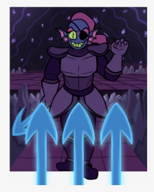 It’s Undyne - Cartoon, HD Png Download, Transparent PNG