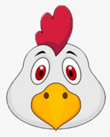 Transparent Chicken Face Clipart - Chicken Animation, HD Png Download, Transparent PNG