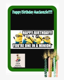 #minions #birthday #freetoedit - Minions Happy Birthday Memes, HD Png Download, Transparent PNG