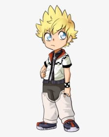 Roxas Sticker Now Available On Redbubble~ - Cartoon, HD Png Download, Transparent PNG