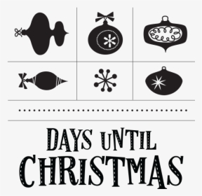 Countdown Transfer Dats Until Christmas Chalk Couture - Emblem, HD Png Download, Transparent PNG