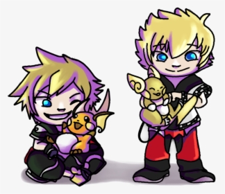 Collection Of Free Sora Drawing Roxas Download On Ui - Cartoon, HD Png Download, Transparent PNG