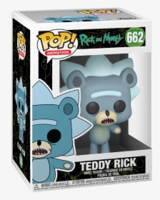Funko Pop Animation 662 Rick And Morty Teddy Rick - Teddy Rick Funko Pop, HD Png Download, Transparent PNG