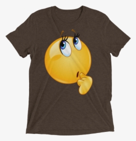 Funny Wonder Female Emoji Face T Shirt - T-shirt, HD Png Download, Transparent PNG
