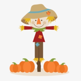 Scarecrow Vector Animated - Cute Scarecrow Clipart, HD Png Download, Transparent PNG