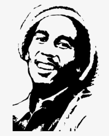 Bob Marley Silhouette Painting Andrew Braswell Pictures - Bob Marley Silhouette, HD Png Download, Transparent PNG