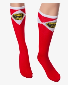 Red Ranger Mighty Morphin - Sock, HD Png Download, Transparent PNG