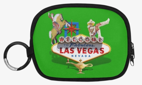 Las Vegas Welcome Sign Coin Purse - Welcome To Las Vegas Sign, HD Png Download, Transparent PNG